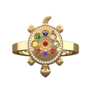 Navratna Turtle Ring